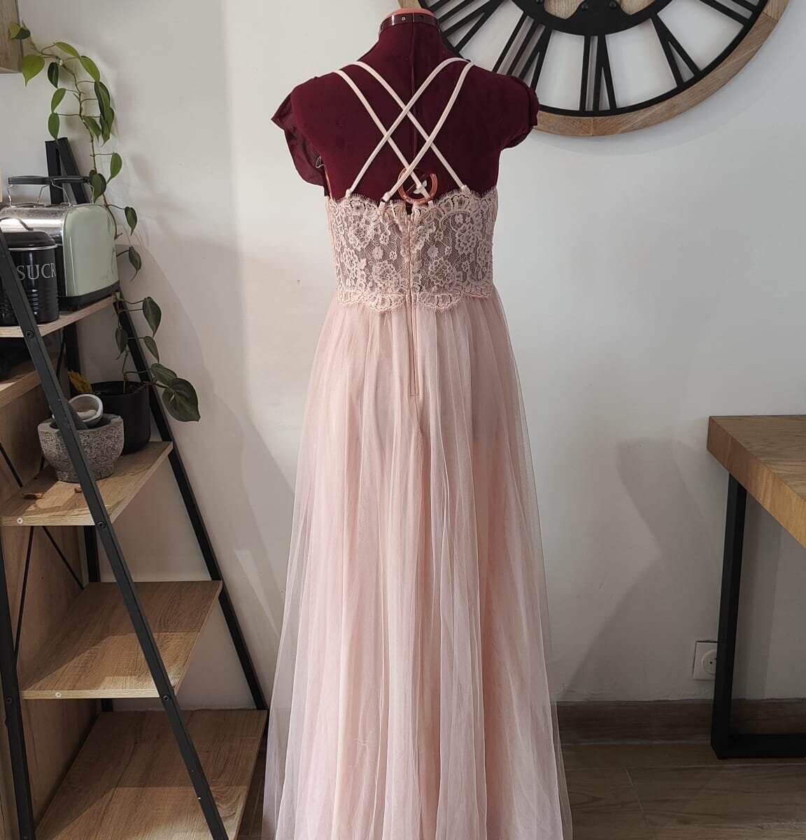 Robe de soirée pastel