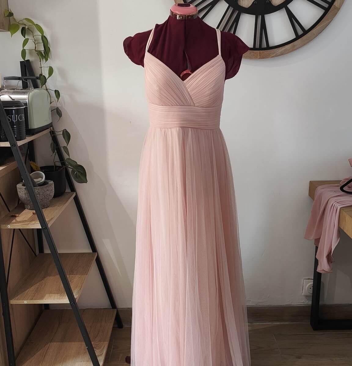 Robe de soirée pastel