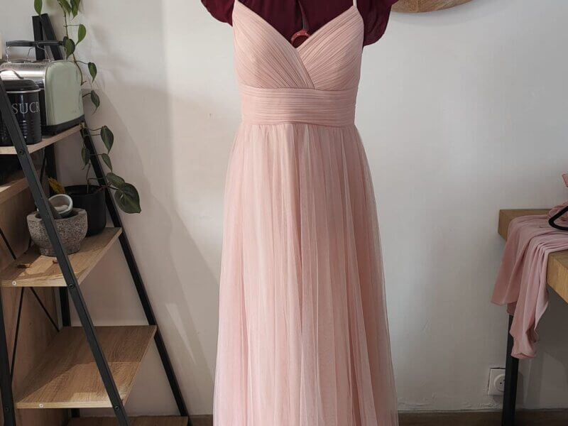 Robe de soirée pastel